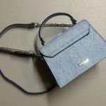 ALDO Mini Purse Bag Crossbody Light Denim Blue Flower Accent Snap Closure NWT Photo 1