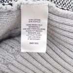 Halogen  Womens Cable Knit Sweater Size S Gray Mock Neck Minimalist Cozy Preppy Photo 4