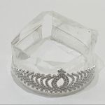 Silver tone Rhinestone Tiara Photo 9