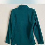 Woolrich  Teal Fleece Jacket with Red Trim Photo 5