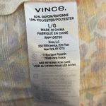 Vince  Floral Garden Smocked A Lined Tiered Midi, Maxi Skirt Orange Large $395 Photo 11