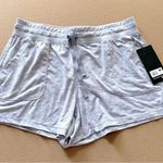 90 Degrees by Reflex Heather Blue Knit Shorts Medium NWT Photo 0