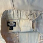 Tommy Bahama  Women's Butter Yellow 100% Silk Cargo Shorts ~ Size Medium 💚🍄 Photo 4