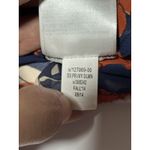 Banana Republic  Floral Short Sleeve Top Red Casual V-neck Size S Photo 8