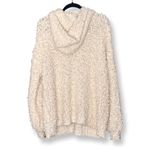 Umgee White Pilcro Hoodie With Pockets Photo 2