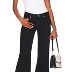 RE/DONE 70s Low Rise rider Bell Bottom Black Jeans Size 27 NEW vintage flare leg Photo 0