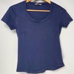 Prada Vintage 90s Sport Navy Blue T-shirt Red Tab Quiet Luxury Preppy Size M Photo 0