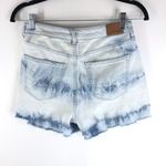 American Eagle  Blue Tie Dye Comfort Stretch Waistband Highest Rise Mom Shorts 4 Photo 1