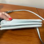 Kate Spade New York Crossbody Bag Purse Small Powder Blue Leather Triple Gusset Photo 6