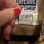 Vintage 90’s Details Sportswear Silk Bomber Jacket Roman Numerals Ancient Words Tan Photo 7