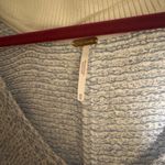 Free People  Riptide Light Blue and White Slouchy Cropped Sweater Photo 2