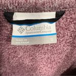 Columbia Plum Purple Zip Front Fleece Zip Front Jacket Size Small Photo 6