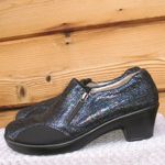 Alegria Hayli Heeled Metallic Bootie Clog Photo 4