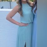 Show Me Your Mumu  Silver Sage Heather Halter Dress Size Small Photo 7