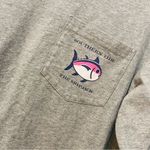 Southern Tide woman’s gray pink long sleeve shirt sz XS Photo 1