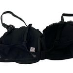 Victoria's Secret Victoria’s Secret Black Beaded Push Up Bra Sz 36B Photo 2