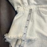 AGOLDE  Parker‎ Long White Denim Shorts Size 28 Raw Hem Casual Photo 12