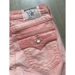 True Religion NWT  Swarovski Crystals Leggings Pink Skinny Jeans Misses Size 25 Photo 9