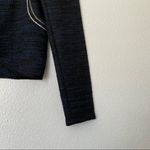 American Eagle Navy/Blue Bolo Open Front Cardigan/Jacket Metallic Detail Medium Photo 3