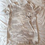 PINK - Victoria's Secret PINK Victoria’s Secret White And Grey Camo Campus Pocket Tee Size XS Photo 0
