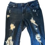 Judy Blue  Distressed Dark Wash Denim Jeans -‎ Ripped Knee & Thigh 20W Casual Photo 2