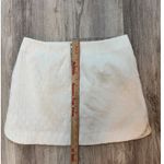 Topshop  Mini Skirt Textured White‎ Party Cocktail Career Size US 10 Photo 3
