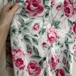 Honors Intimates Vintage Pajama Top Satin Silky Rose Pink Floral Nightwear Sz M Size M Photo 6