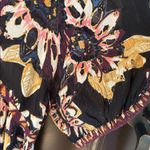 Free People NWT  On The Edge Romper Black Floral Size Medium Retail $108.00 Photo 3