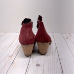 Free People  Loveland Suede Ankle Boots in Red Size 37 Photo 7