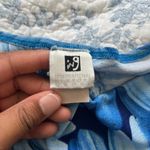 VINTAGE BLUE ING FLORAL COW NECK TOP Size M Photo 4