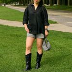 Uniqlo Denim Shorts | Distressed | 2.5" Inseam Gray Wash NWT Size 27 Photo 5