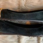 Tory Burch Pacey Driver Green Suede Snakeskin Cap Toe Ballet Flats Size 6.5 M Photo 2