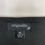 Originality High Neck Double Layer Rib Tank Ribbed Jersey Cropped Top XL New Black Photo 9