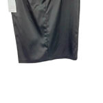 Tadashi Shoji Stretch Satin Pencil Skirt in Black Size 6 Photo 7