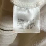 St. John White terry full zip jacket with raised logo Size Small Vintage Photo 5