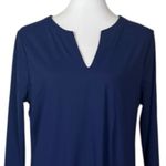 Lands' End Lands’ End Sports Dress Laser Cut Eyelet Trim Navy Blue Women’s Size M/L 10–12 Photo 5