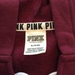 PINK - Victoria's Secret PINK Maroon Black Hoodie Photo 1