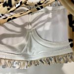 Xhilaration Women’s Smocked Underwire Bandeau Bikini Swim Top Animal Print NWT Photo 6