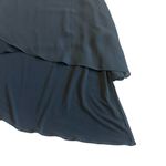 Alisa D. Black Flowy Tank Top Blouse Shirt Crew Neck Tiered Flowy Size Small NWT Photo 2