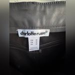 Charlotte Russe 🩶Size M🩶 Faux Leather Gray Cargo Pants Women’s Photo 1