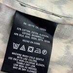 Moulinette Soeurs ANTHROPOLOGIE  Gray Floral Silk Skirt NEW Photo 5