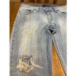 Levi's Levi’s Genuinely Crafted Low Rise Skinny Size 9 M Light Wash Blue Distressed Photo 7
