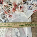 White House | Black Market WHBM Silk Floral Mimosa Chiffon bell sleeve blouse‎  8 Photo 9