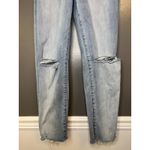 BLANKNYC Jeans Womens 28 Light Wash The Baxter Ribcage Straight Leg Distressed Blue Photo 3