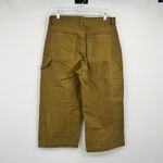 Universal Threads Womens Cropped Highest Rise Wide Leg Utility Pants 8 Regular Green Gore Grunge Photo 1