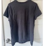 Harley Davidson sz L Womens Distressed Eagle Jersey Cotton Logo Tee Biker Grunge Black Size L Photo 3