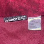 Fashion Bug  Burgundy floral zip up Jacket vintage size 22 24 Photo 4