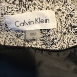 Calvin Klein Black & White Women’s Classic Cotton Blend Zip Up Business Blazer Photo 2