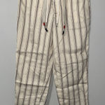 Mason's Striped Drawstring Striped‎ Linen Blend Easy Pants NWT Size 40 (US S) Photo 0