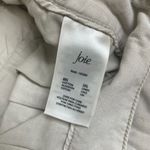 Joie NWT  Shorts Women's XXL Beige Rainy Day Pleated High Rise Cotton Linen Blend Photo 6